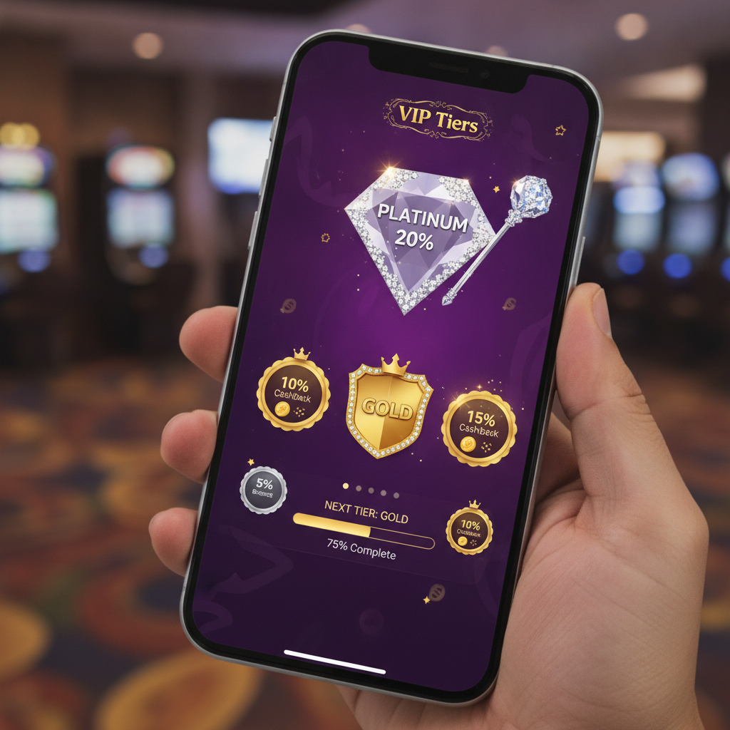 Illustration: RK Cosmos VIP and Loyalty Tiers: Benefits, Cashback Rates & How to Level Up