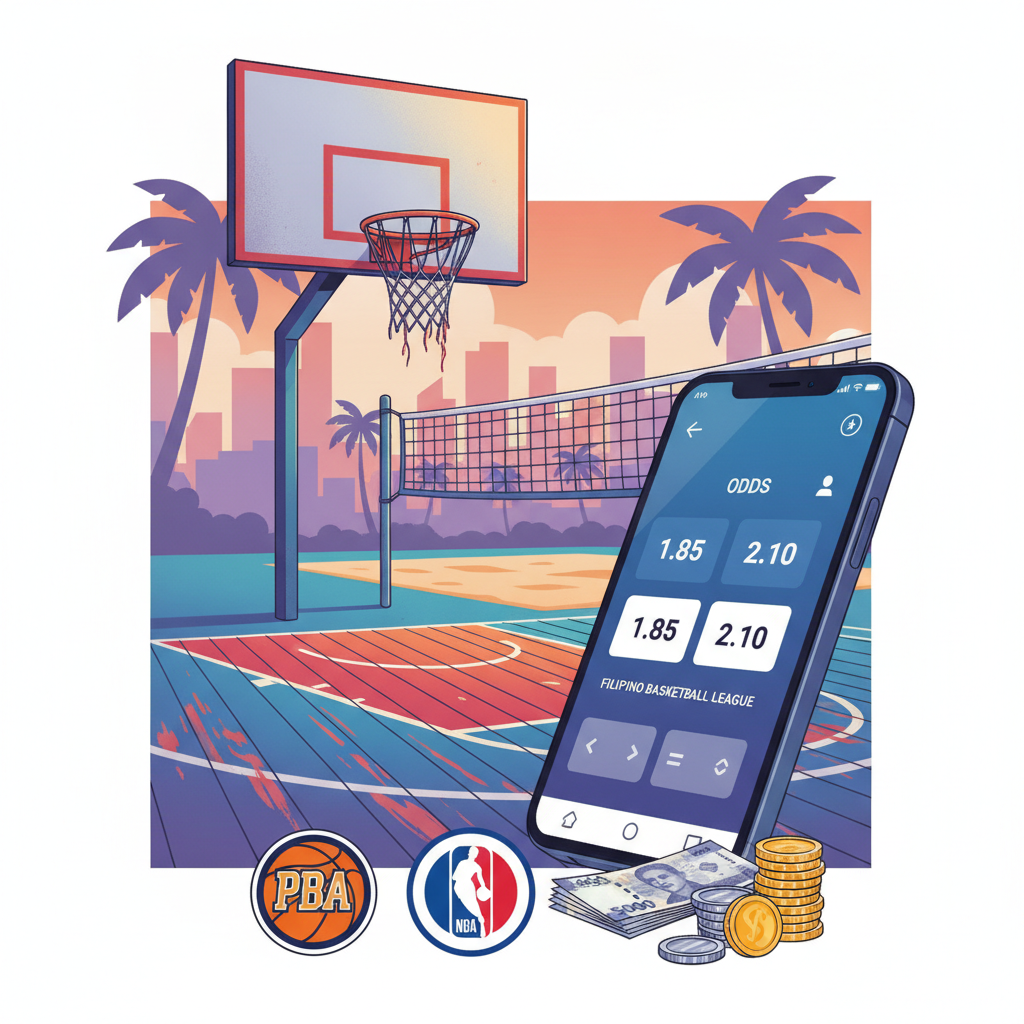Illustration: RK Cosmos Sports Betting Bonuses: PBA, NBA & Volleyball Promo Terms Compared