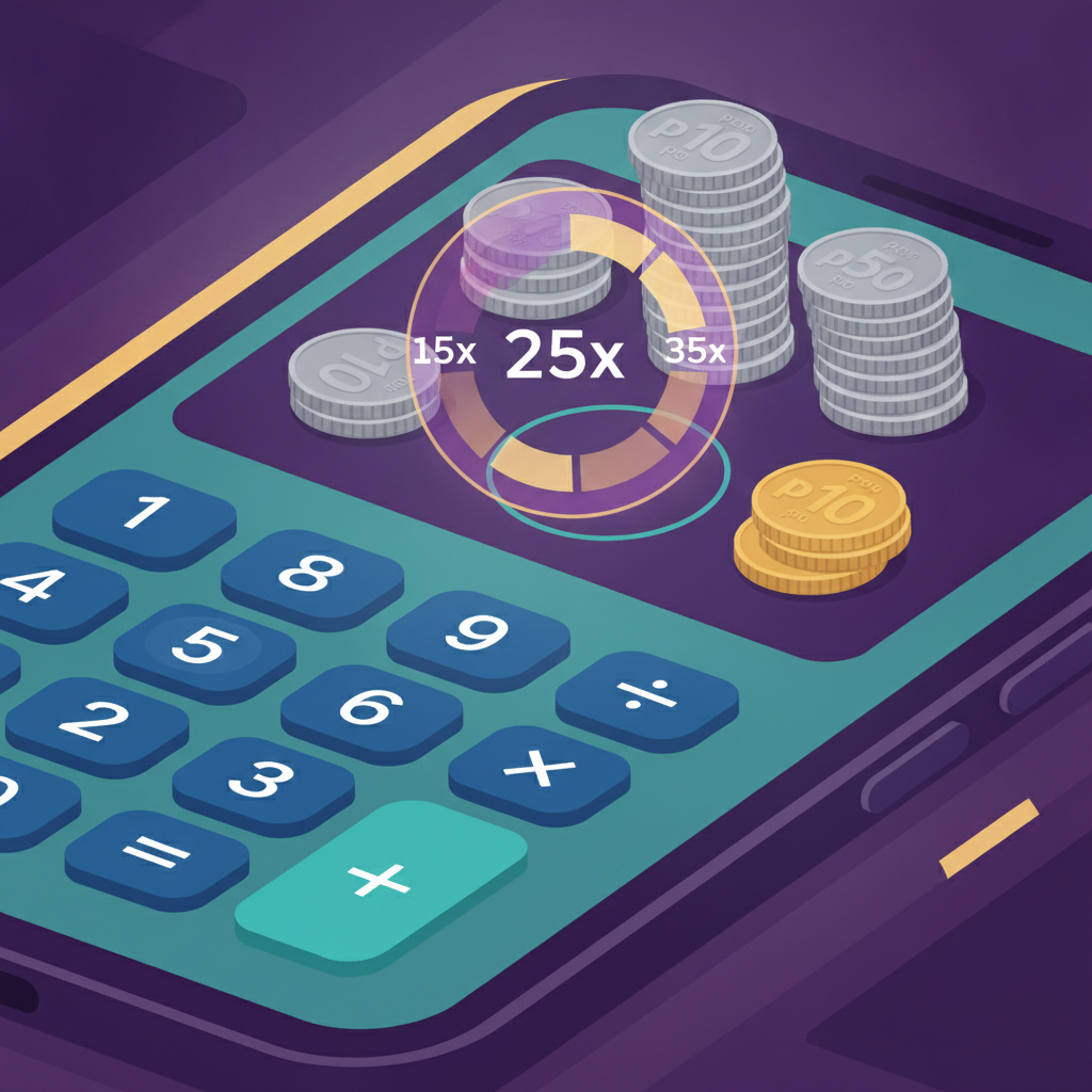 Illustration: Understanding RK Cosmos Wagering Requirements: What 15x, 25x & 35x Really Mean